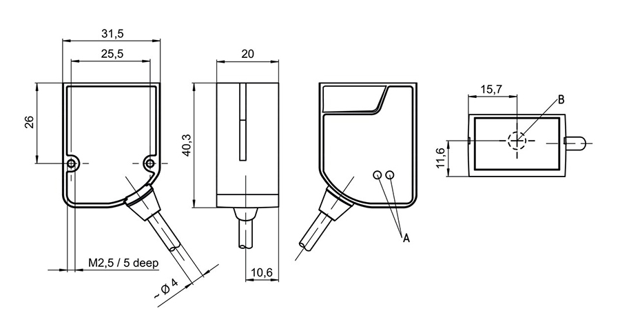 劳易测 DCR55M2R2 固定式2D条码阅读器尺寸数据1.jpg