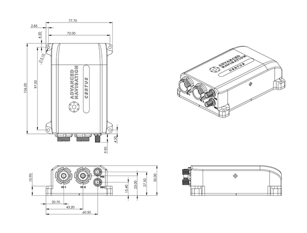 Advanced Navigation Certus MEMS GNSSINS 传感器尺寸图1.png
