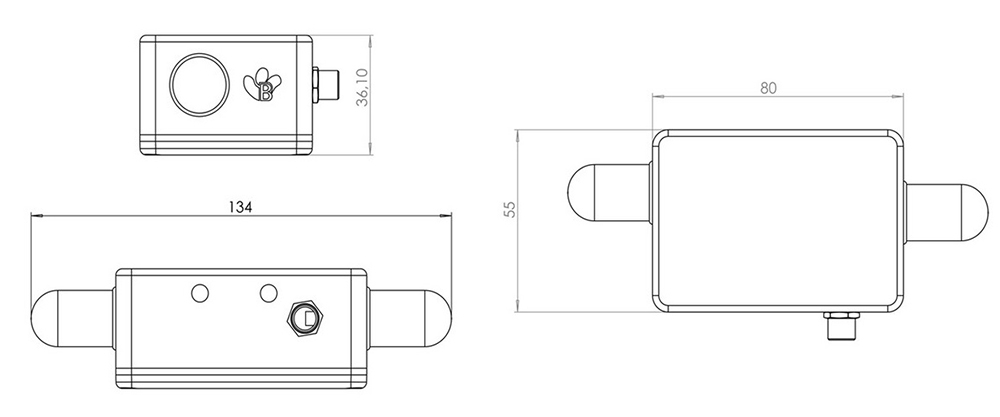 BeanAir BeanDevice® 2.4GHz AX-3D 无线物联网振动传感器的尺寸1.jpg