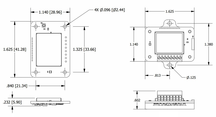 SG-LINK-200-OEM 的尺寸图