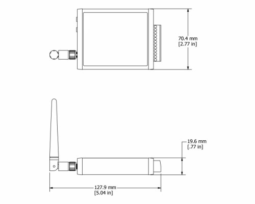 WSDA-BASE-101-LXRS 尺寸图