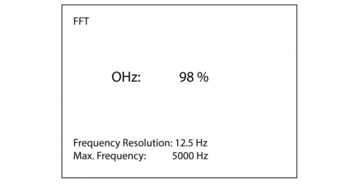 BTS256-EF 闪烁测量（FFT 和最大频率图）