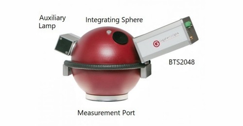 BTS2048-BS可以直接插在积分球上