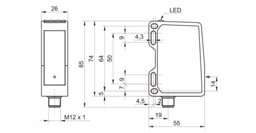 OM70-L0250.HH0240.VI 的产品尺寸图